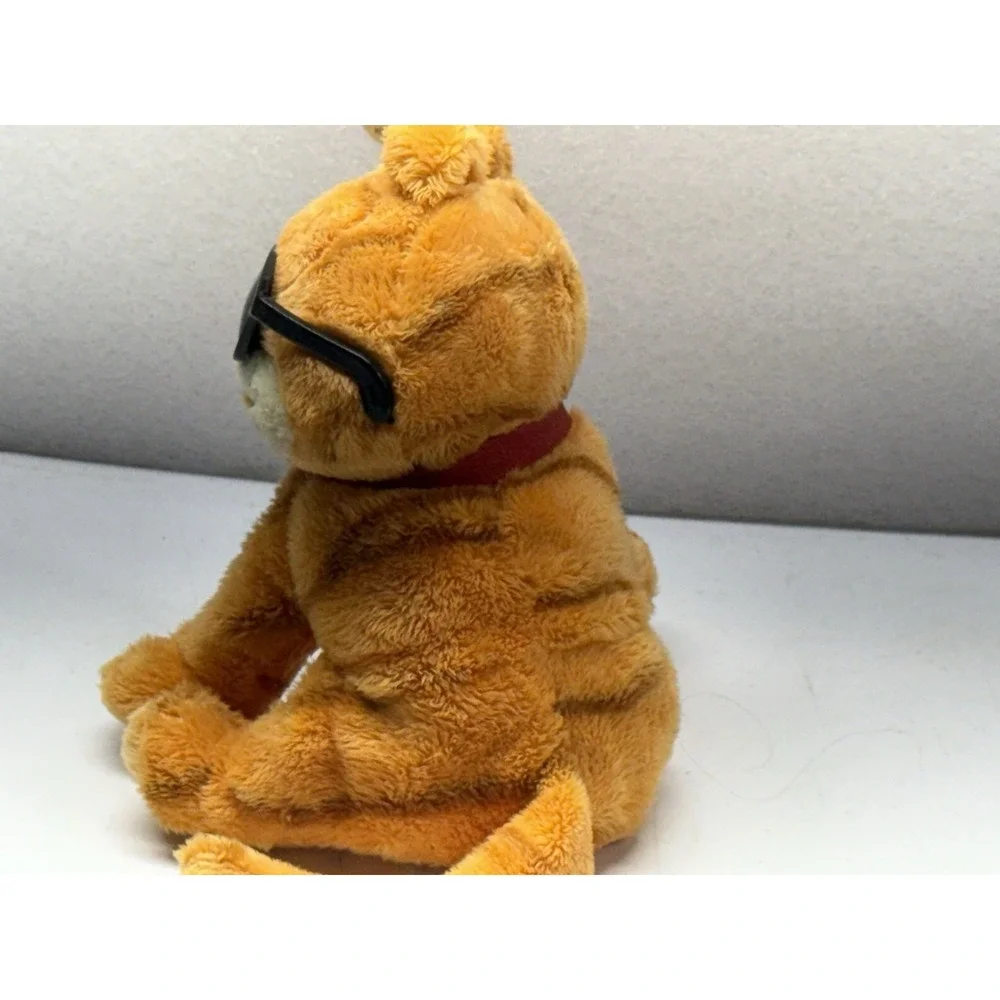TY Beanie Baby Cool Cat‎ Garfield  Sunglasses Stuffed Animal Plush 2004 No Tag